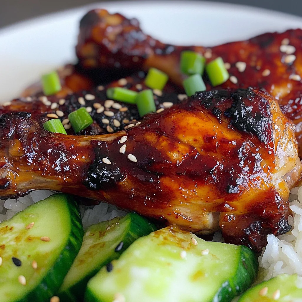 Kalbi Chicken Legs in Air Fryer