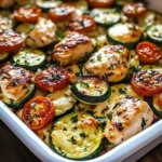 Mediterranean Chicken Zucchini Bake: A Flavorful One-Pan Delight