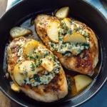 Pear and Gorgonzola Stuffed Chicken