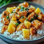 Pineapple Chicken and Rice: Quick Tropical Delight for Dinner
