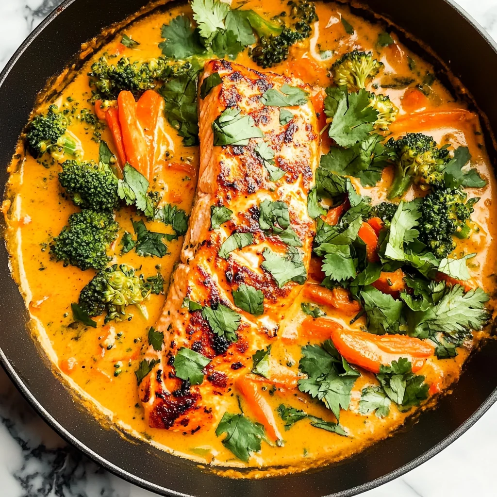 Salmon Coconut Curry