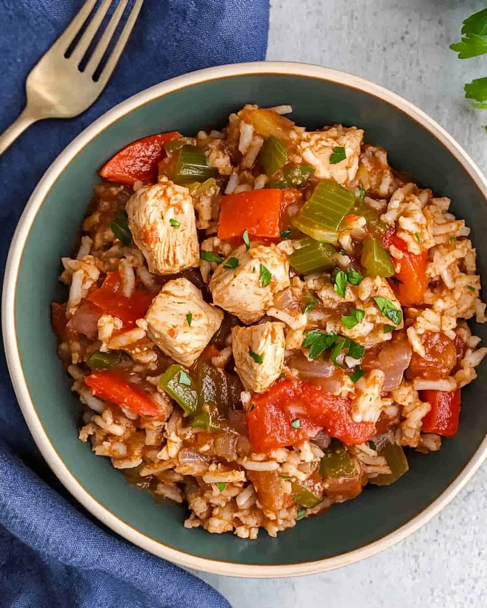 Slow Cooker Chicken Jambalaya