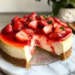 THE BEST STRAWBERRY CHEESECAKE RECIPE