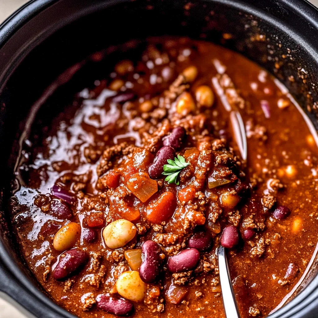 The BEST Easy Slow Cooker Chilli Con Carne