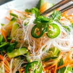 Vietnamese Noodle Salad with Tangy Dressing