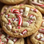 White Chocolate Candy Cane Cookies