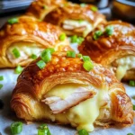 Baked Turkey and Cheese Croissants