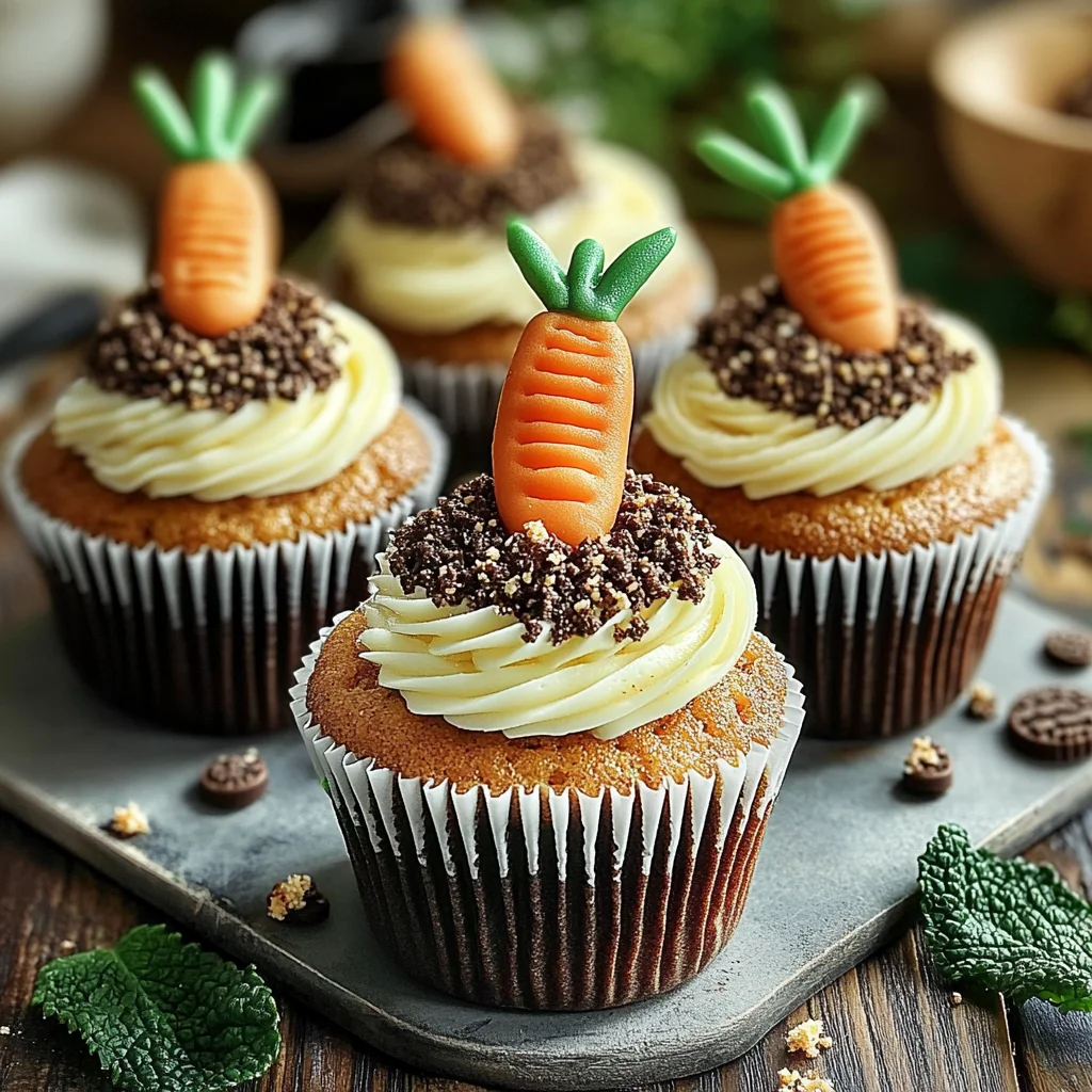 Carrot Patch Cupcakes