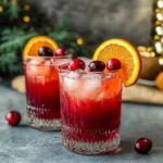 Cranberry and Orange Juice Mocktail