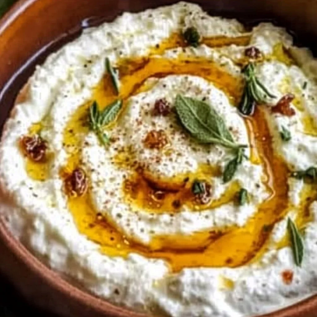 Delicious Ricotta Dip with Hot Honey