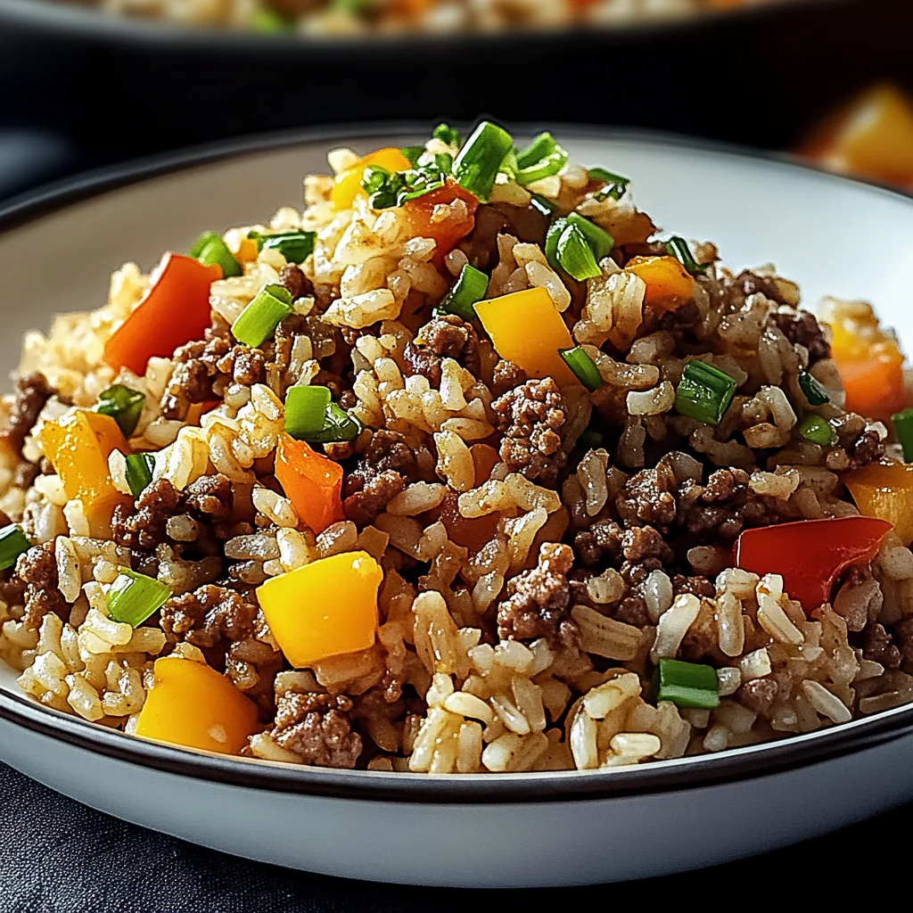Dirty Rice with Ground Beef