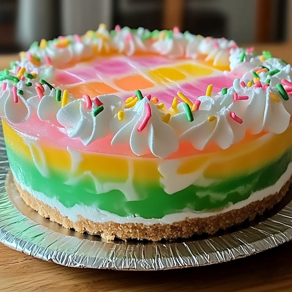 Easter No Bake Jello Pie