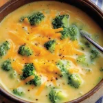 Easy Broccoli Cheddar Soup