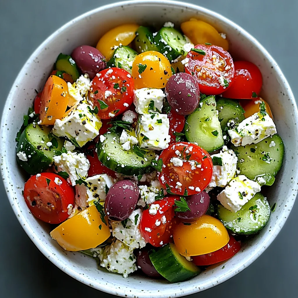 Easy Greek Cottage Cheese Salad for a Healthy Twist