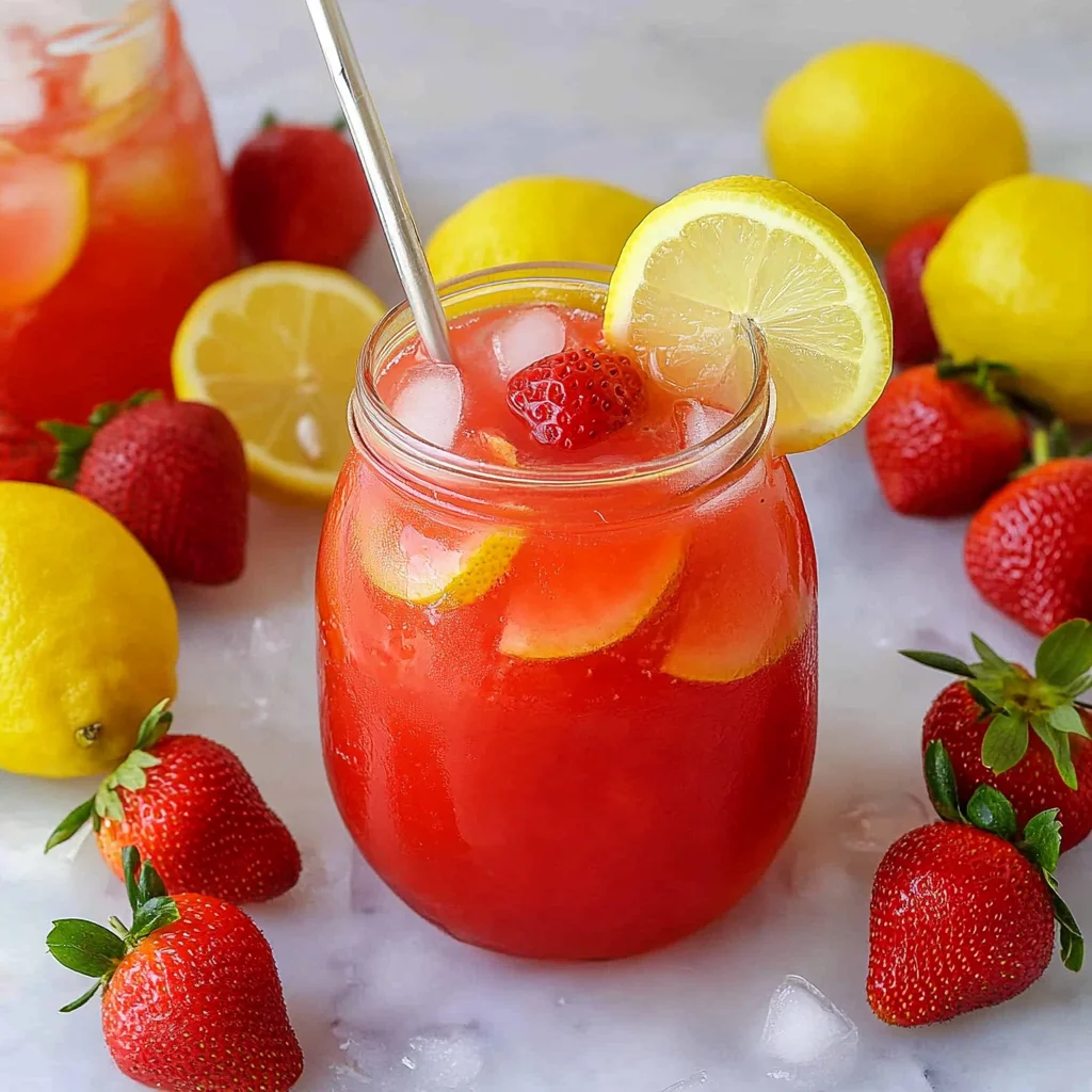 Easy Strawberry Lemonade Recipe