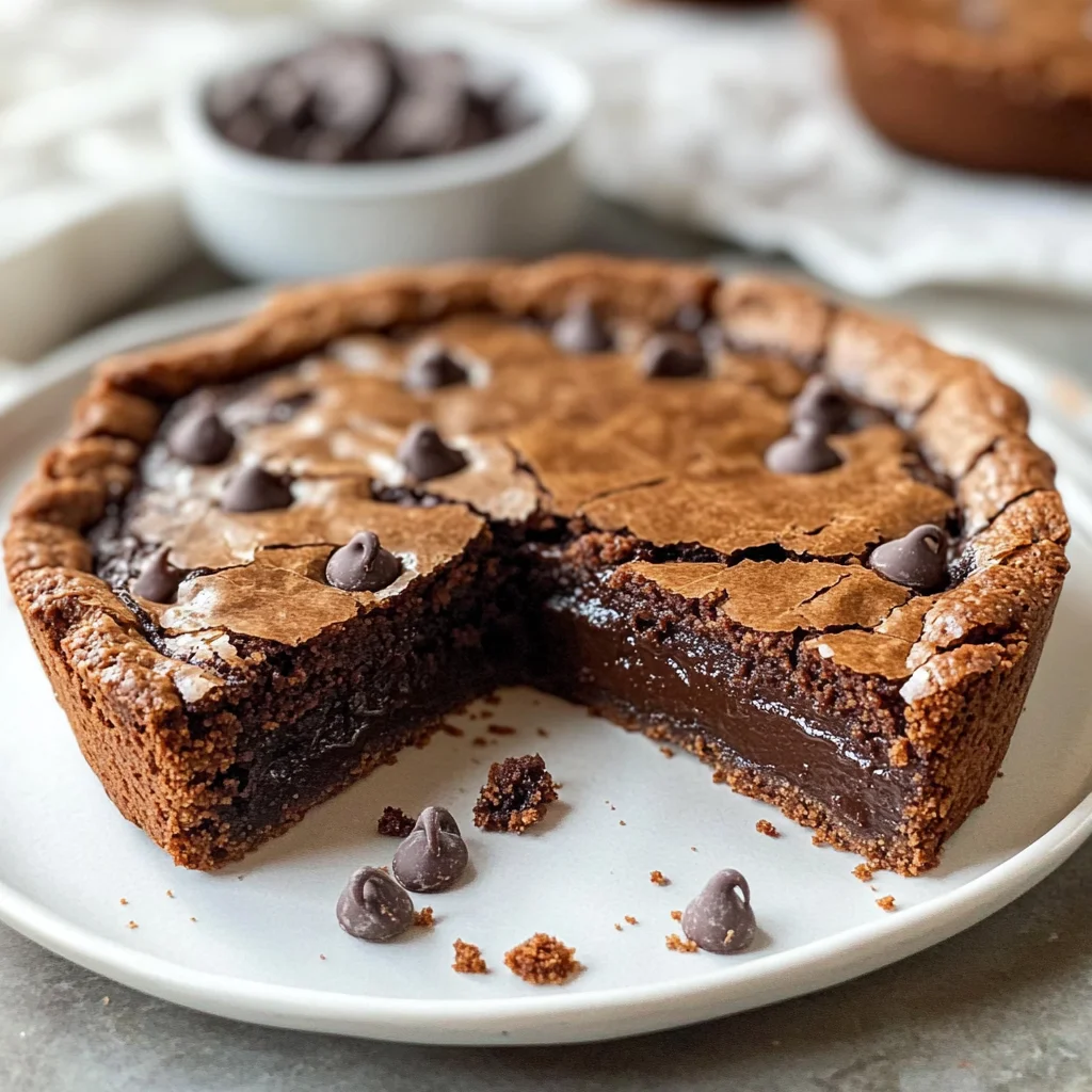 Gooey Brownie Pie