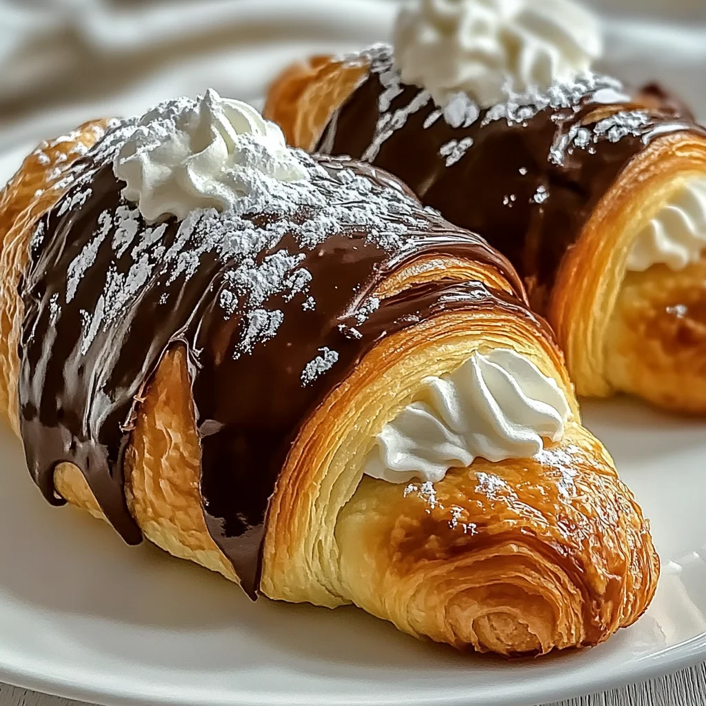 Indulgent Boston Cream Pie Croissants for Your Sweet Tooth