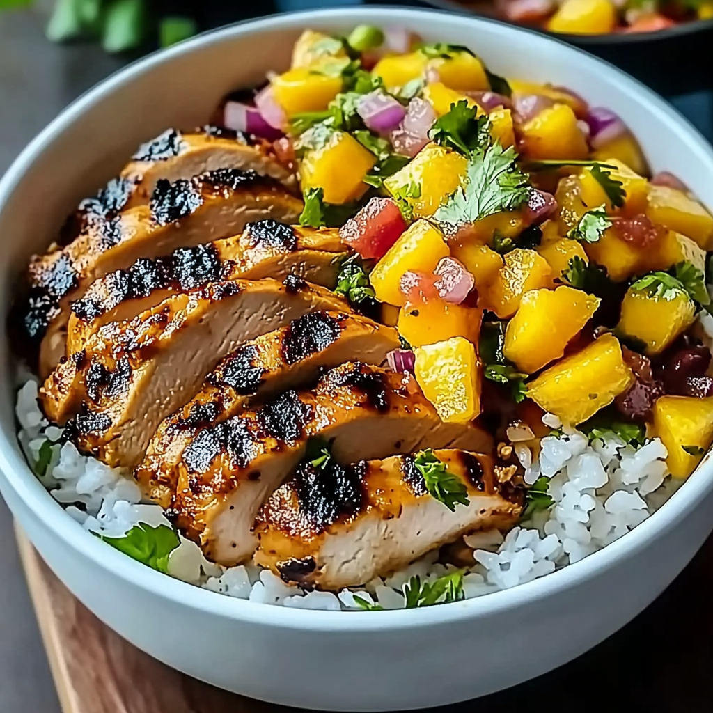 Jerk Chicken Bowls with Mango Salsa and Coconut Rice: An Incredible Ultimate Recipe