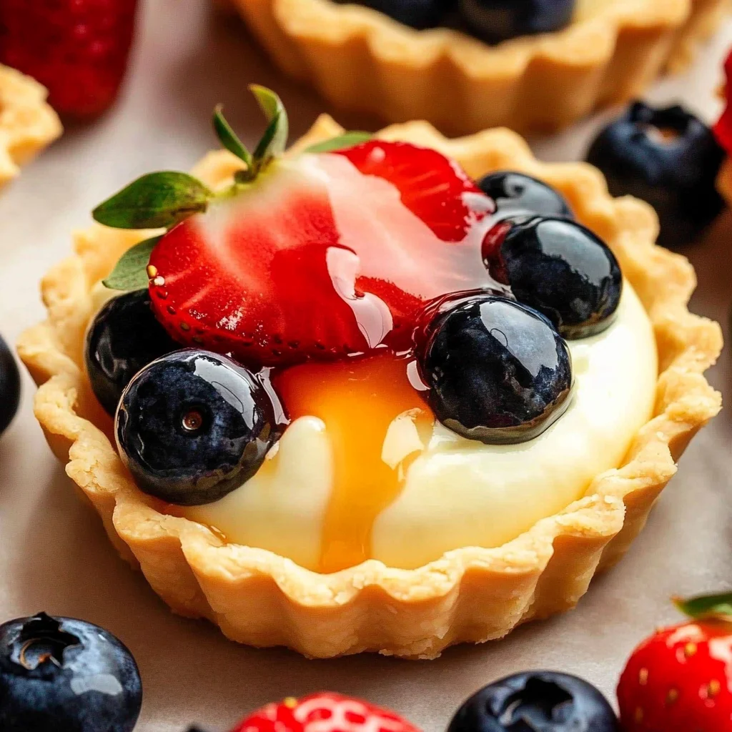 Mini Fruit Tarts With Pastry Cream