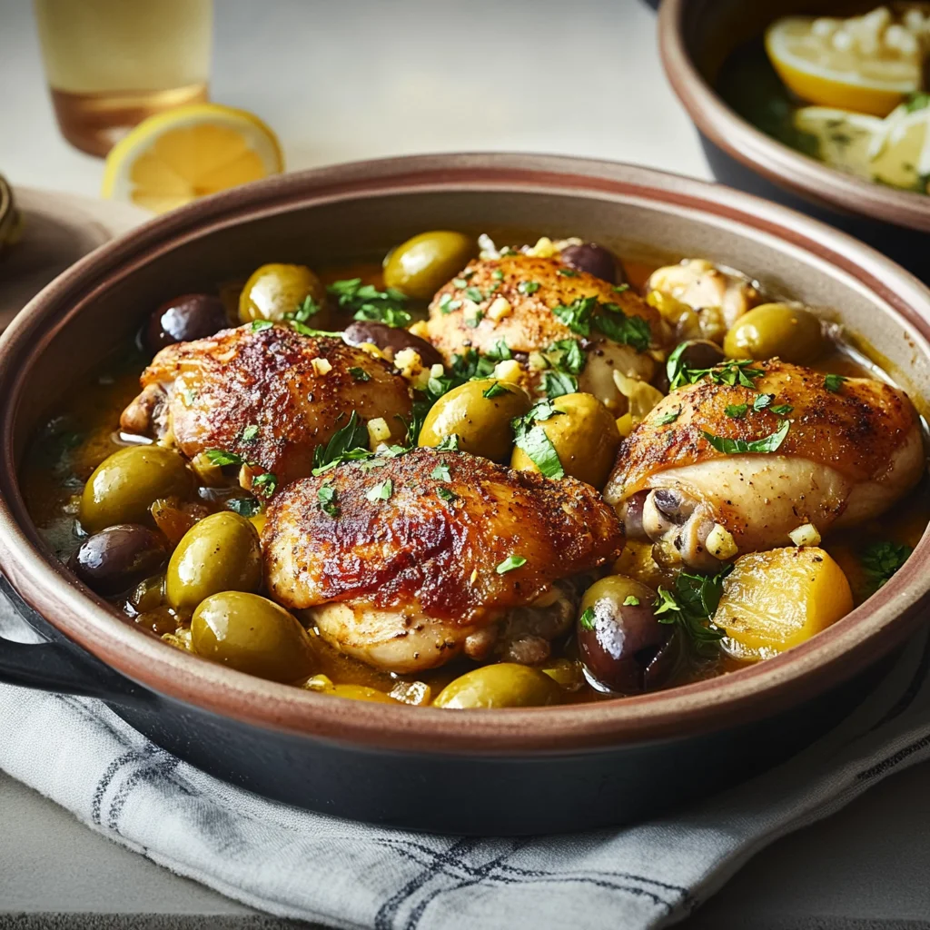 Moroccan Chicken Tajine (Tagine)