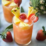 Pineapple Strawberry Agua Fresca