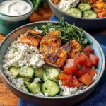 Quick Mediterranean Salmon Bowl - theamazingfood