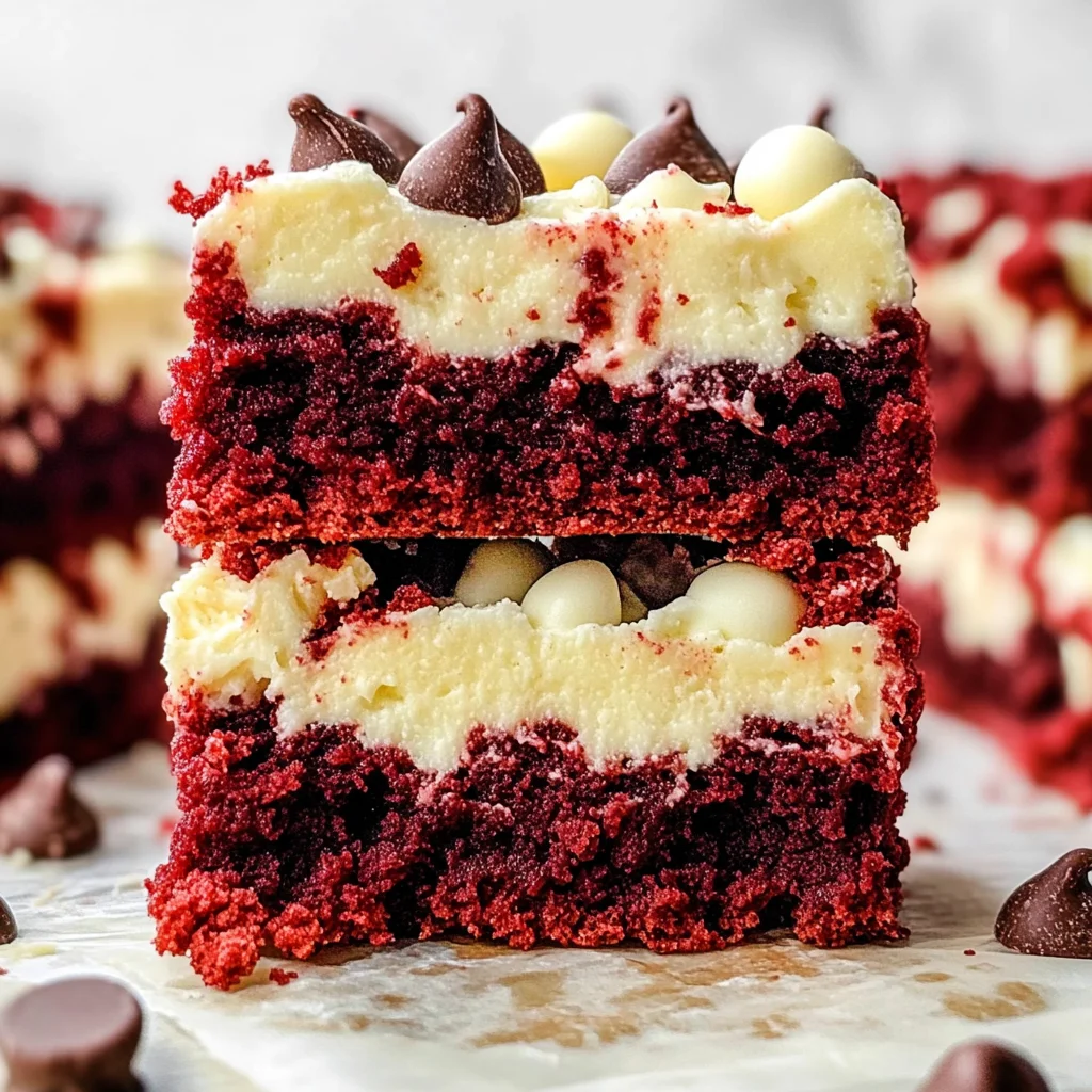 Red Velvet Gooey Bars