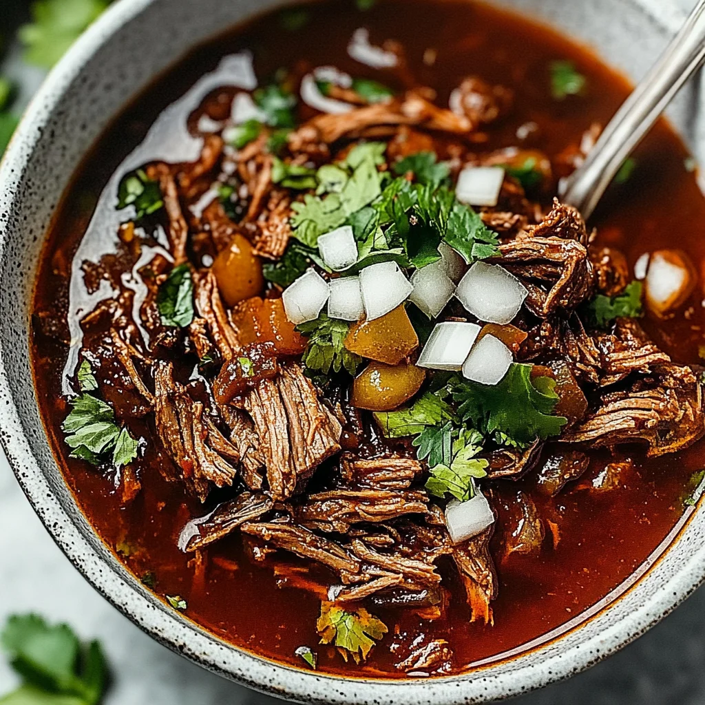 Savory Mexican Birria Crockpot Recipe Easy Delicious