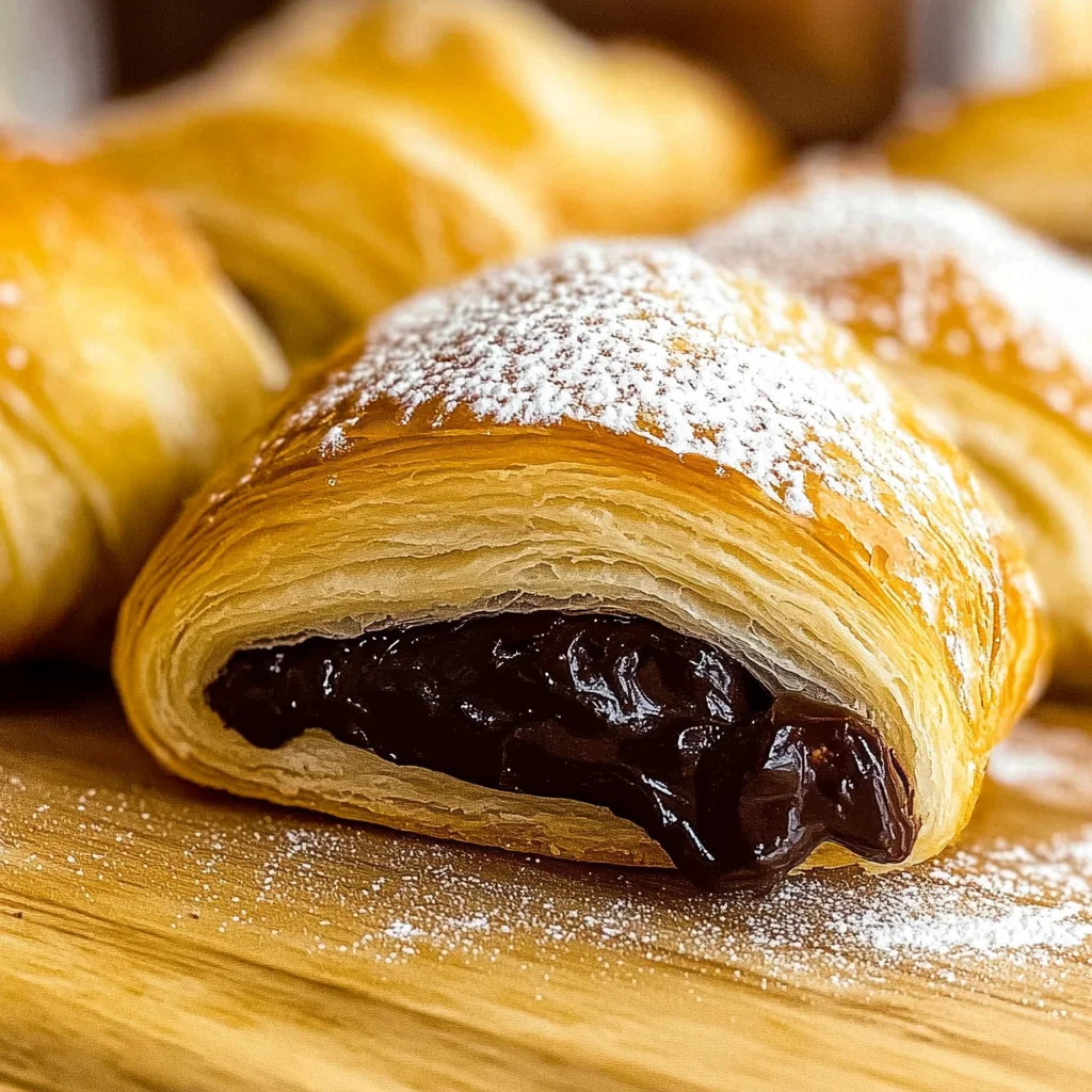 Shortcut Chocolate Croissants
