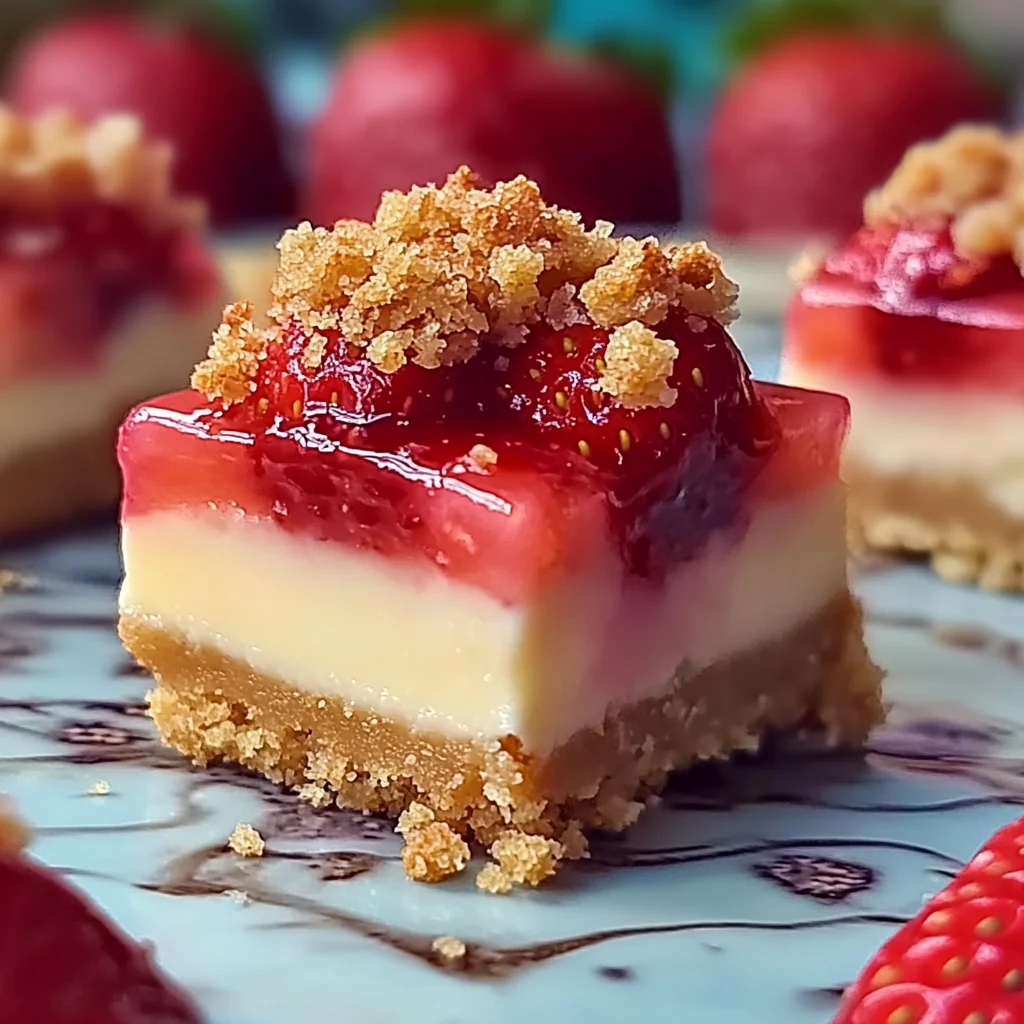 Strawberry Crunch Cheesecake Bites