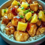 Sweet and Savory Pineapple Chicken and Rice