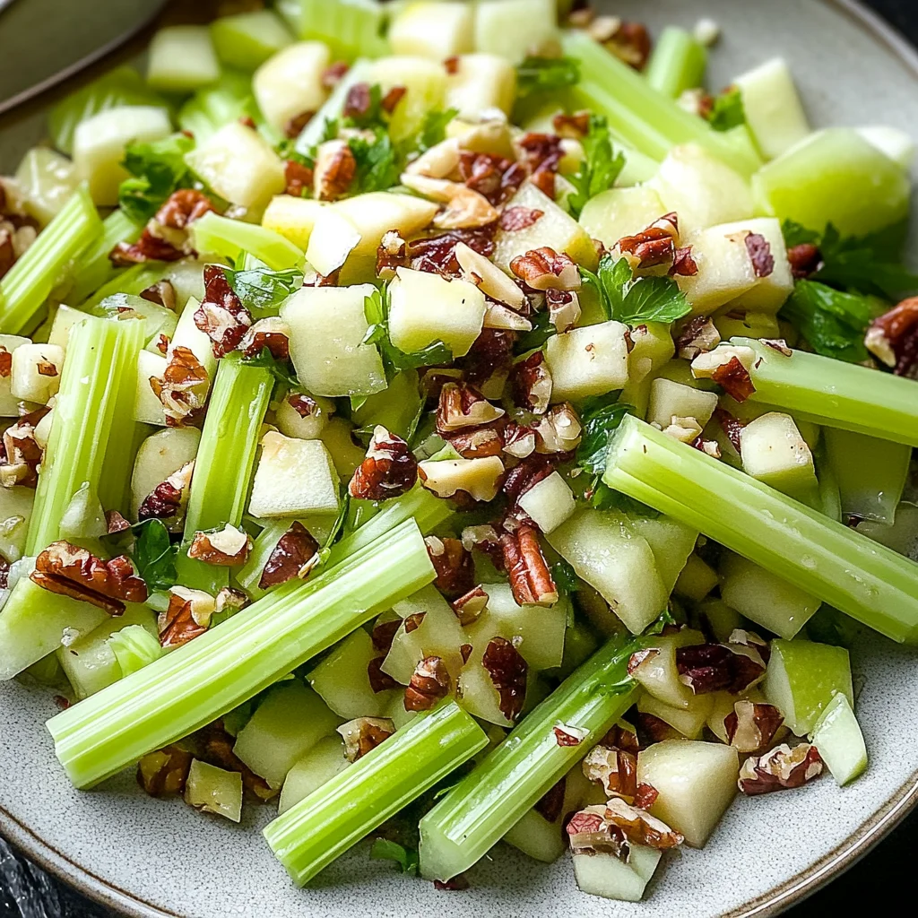 Thanksgiving Celery and Apple Crunch Salad