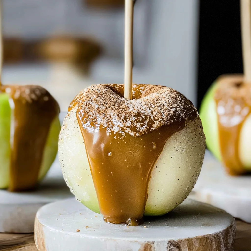 Apple Pie Caramel Apples