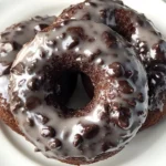 Baked Chocolate Glazed Donuts