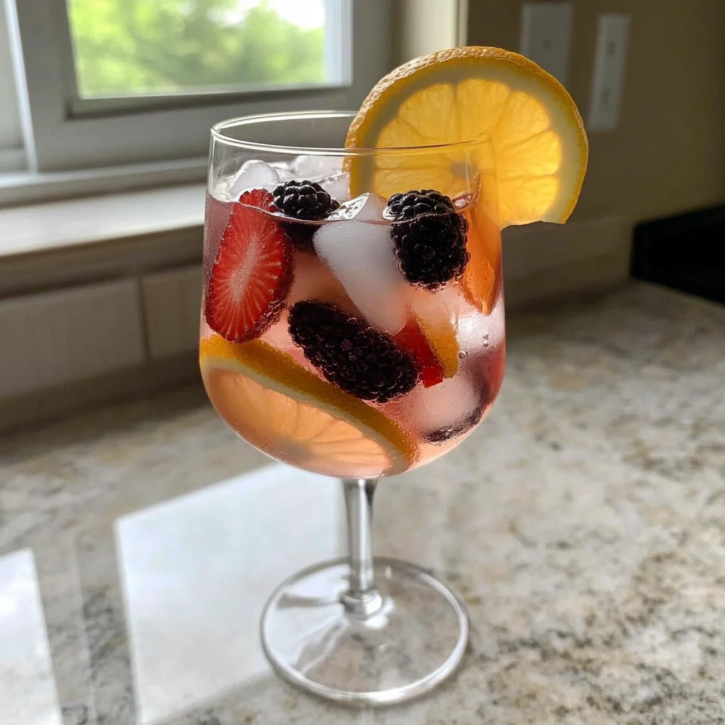 Berry Rosé Sangria Cocktail Recipe