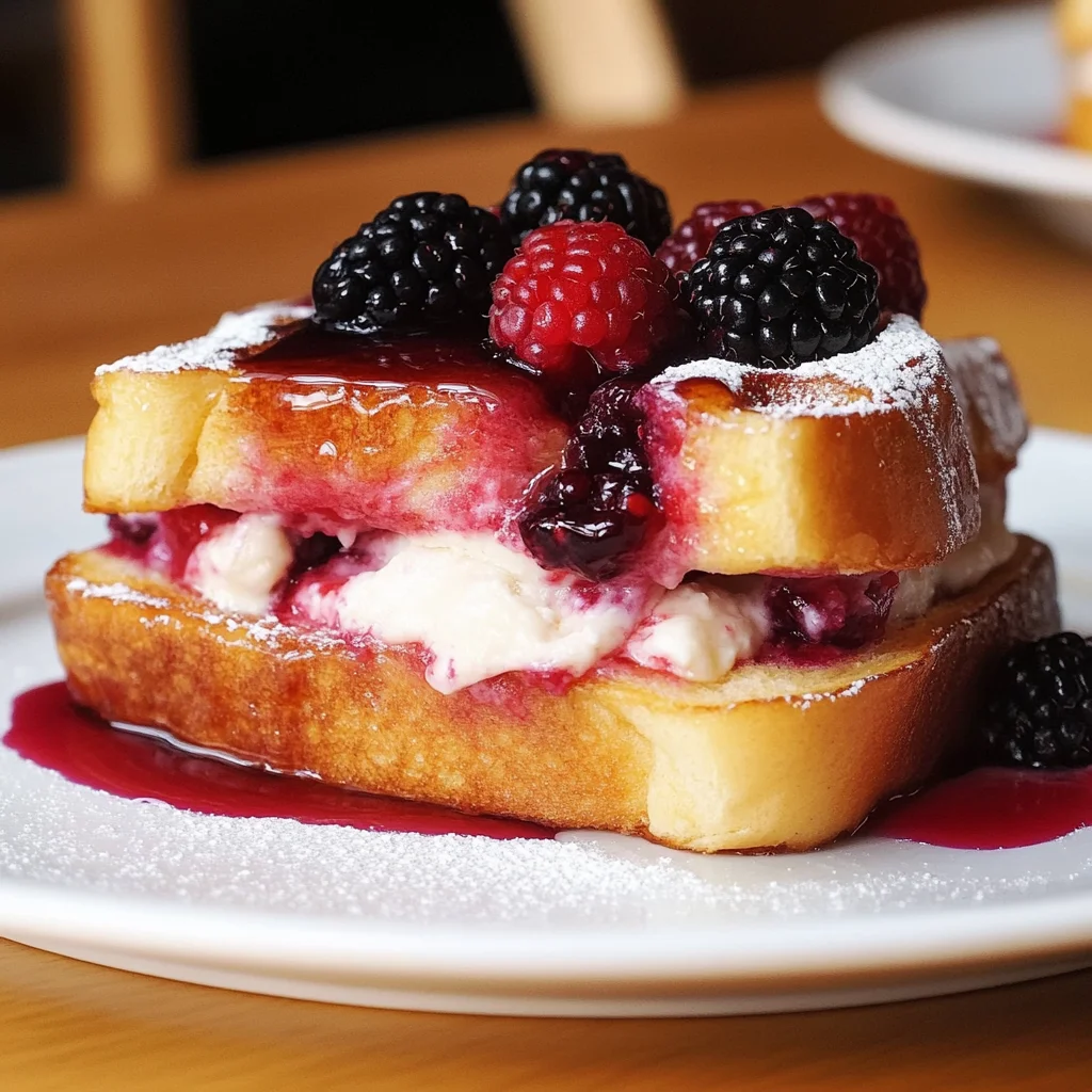 Berry Stuffed French Toast