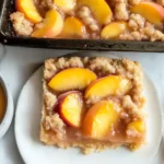 Best Bakery-Style Peach Crumble Bars
