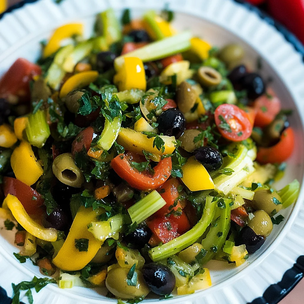 Celery And Olive Salad Recipe