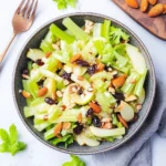 Celery and Apple Salad with Almonds and Dates