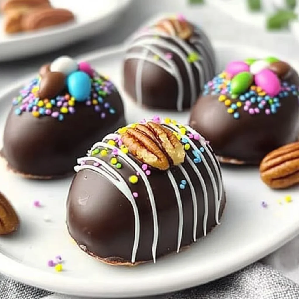 Chocolate Turtle Easter Eggs