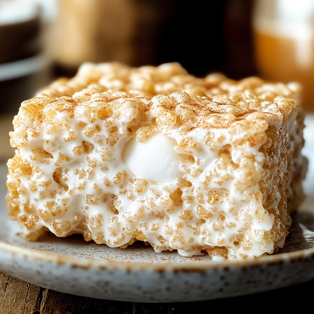 Churro Rice Krispie Treats