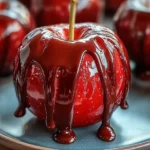 Classic Red Candy Apples Drizzle
