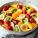 Delicious Easter Fruit Salad with Peach Pie Filling
