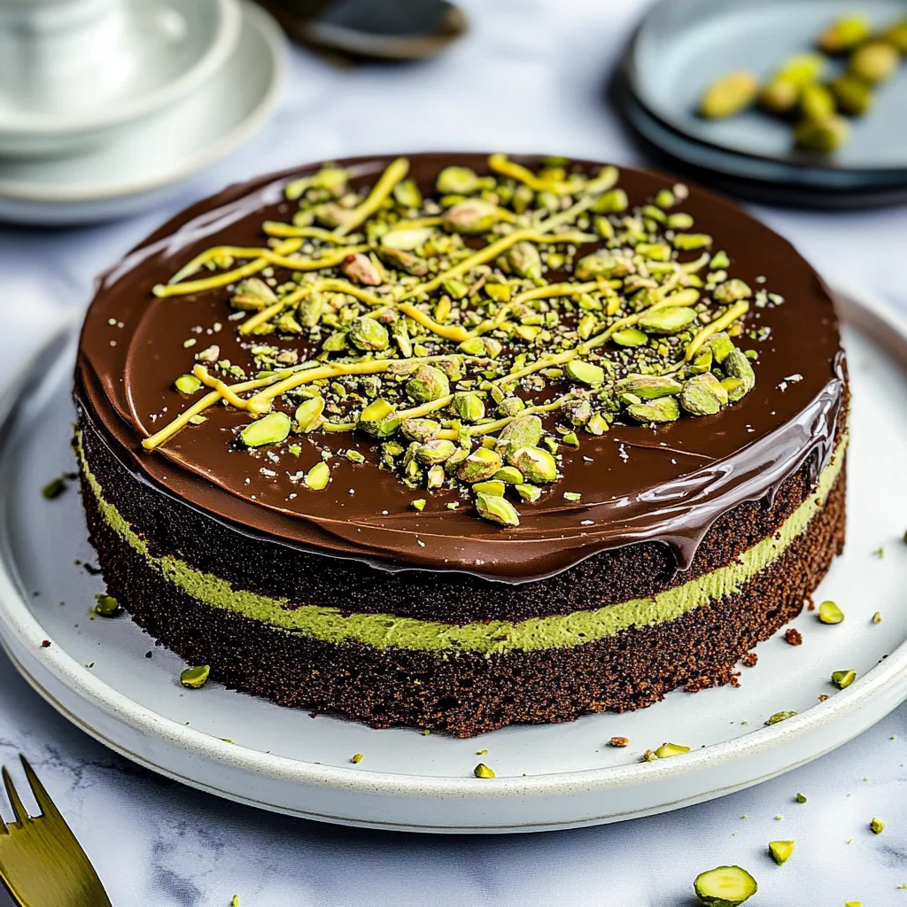 Dubai Chocolate Cake