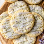 Earl Grey Lavender Cookies with Lemon Glaze