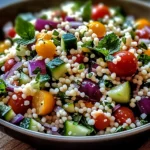 Easy Mediterranean Couscous Salad Bursting with Fresh Flavors