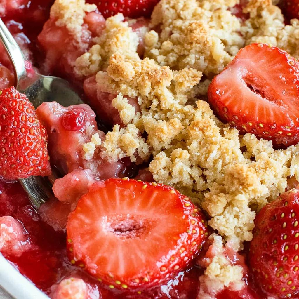 Easy Strawberry Crisp