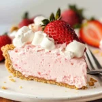 Easy Strawberry Marshmallow Pie