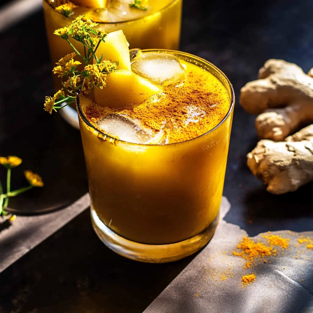 Fiery Golden Mango Tonic Pitcher