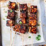 Grilled Cajun and Orange Tofu Skewers